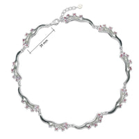 Sea Moss 9-link Full Necklace in Mill Sands Enamel by Sheila Fleet Jewellery