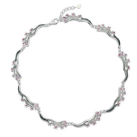 Sea Moss 9-link Full Necklace in Mill Sands Enamel by Sheila Fleet Jewellery