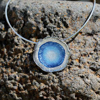 Lunar Occasion Necklace in Lunar Blue Enamel