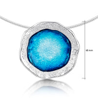 Lunar Bright Occasion Necklace in Tropical Enamel by Sheila Fleet Jewellery