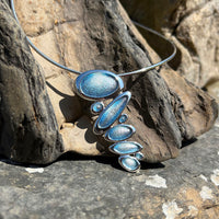 Shoreline Pebble Cluster Occasion Necklace by Sheila Fleet Jewellery