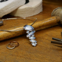 Shoreline Pebble Cluster Occasion Necklace by Sheila Fleet Jewellery