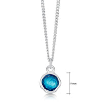 Lunar Petite Pendant Necklace in Tropical Enamel by Sheila Fleet Jewellery