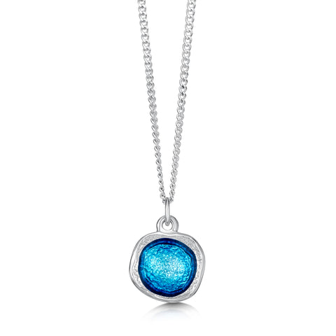 Lunar Bright Small Pendant in Tropical Enamel by Sheila Fleet Jewellery