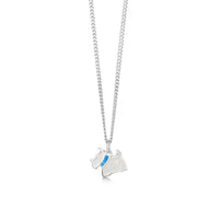 Scottie Dog Small Pendant in Alba White Enamel by Sheila Fleet Jewellery