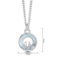 Orkney Spirit Small Pendant in Dew Enamel by Sheila Fleet Jewellery