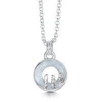 Orkney Spirit Small Pendant in Dew Enamel by Sheila Fleet Jewellery