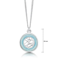 Creel Pool Pendant Necklace in Ice Enamel by Sheila Fleet Jewellery