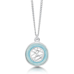 Creel Pool Pendant Necklace in Ice Enamel by Sheila Fleet Jewellery.