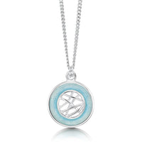 Creel Pool Pendant Necklace in Ice Enamel by Sheila Fleet Jewellery.