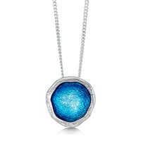Lunar Bright Pendant Necklace in Tropical Enamel by Sheila Fleet Jewellery