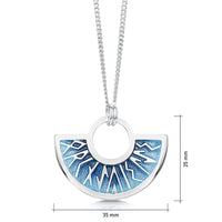 Runic Pendant Necklace in Skaill Enamel by Sheila Fleet Jewellery