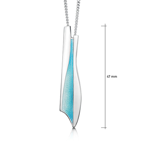 Headlands Dress Pendant in Shallows Enamel by Sheila Fleet Jewellery