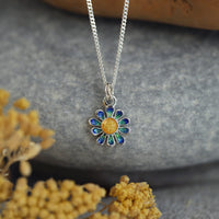 Daisies at Dawn Petite Pendant in SCAA Enamel by Sheila Fleet Jewellery