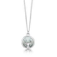 Stag's Head Pendant in Moss Enamel by Sheila Fleet Jewellery