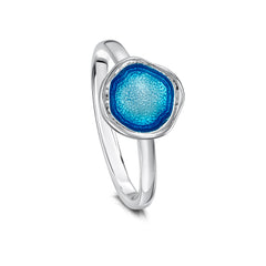 Lunar Bright Petite Ring in Tropical Enamel by Sheila Fleet Jewellery
