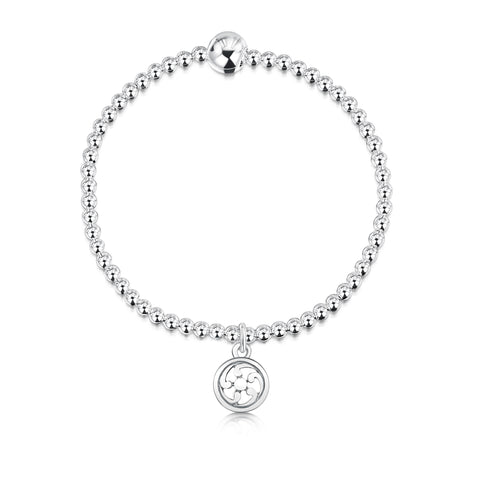 Cathedral 'St Magnus III' Stretch Bracelet in Sterling Silver by Sheila Fleet