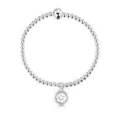 Cathedral 'St Magnus III' Stretch Bracelet in Sterling Silver by Sheila Fleet