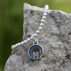 Orkney Spirit Stretch Bracelet in Oxidised Sterling Silver by Sheila Fleet Jewellery