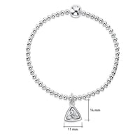 Book of Kells Stretch Bracelet in Sterling Silver by Sheila Fleet Jewellery