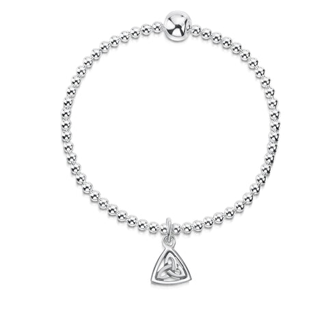 Book of Kells Stretch Bracelet in Sterling Silver by Sheila Fleet Jewellery