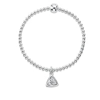 Book of Kells Stretch Bracelet in Sterling Silver by Sheila Fleet Jewellery