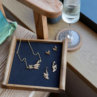 Seasons Necklace in 9ct Yellow, White & Rose Gold by Sheila Fleet Jewellery