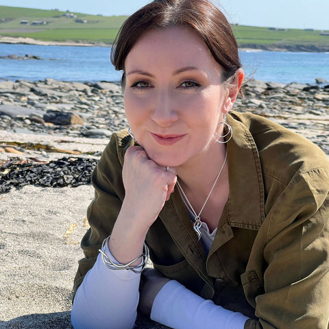 Tidal Small 2-part Hoop Earrings in Sterling Silver