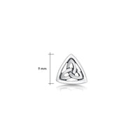 Book of Kells Trinity Knot Small Lapel Pin in Sterling Silver by Sheila Fleet Jewellery