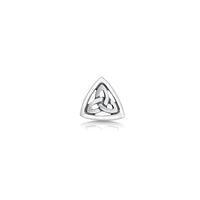 Book of Kells Trinity Knot Small Lapel Pin in Sterling Silver by Sheila Fleet Jewellery