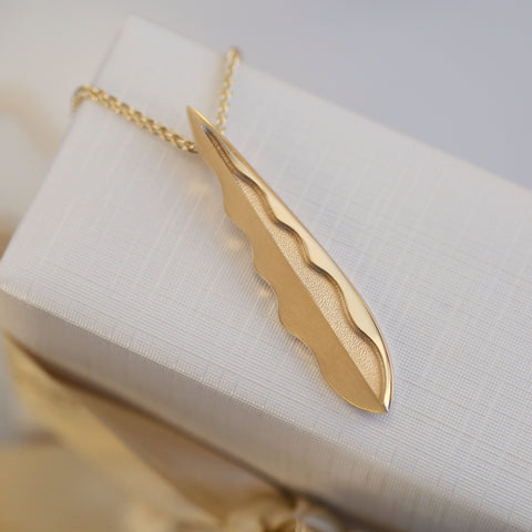 Lomond Reflections Dress Pendant in 9ct Yellow Gold by Sheila Fleet Jewellery
