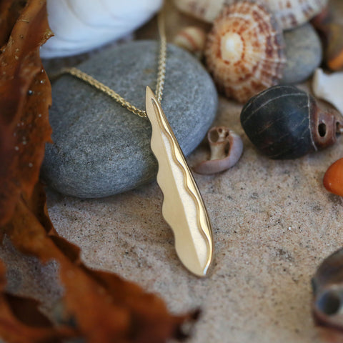 Lomond Reflections Dress Pendant in 9ct Yellow Gold by Sheila Fleet Jewellery