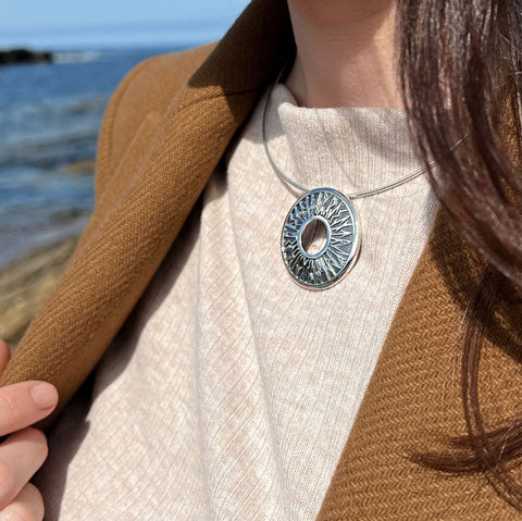 Runic Necklace in Sterling Silver