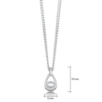 Arctic Stream Moonstone Petite Droplet Pendant by Sheila Fleet Jewellery