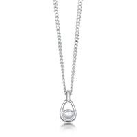 Arctic Stream Moonstone Petite Droplet Pendant by Sheila Fleet Jewellery
