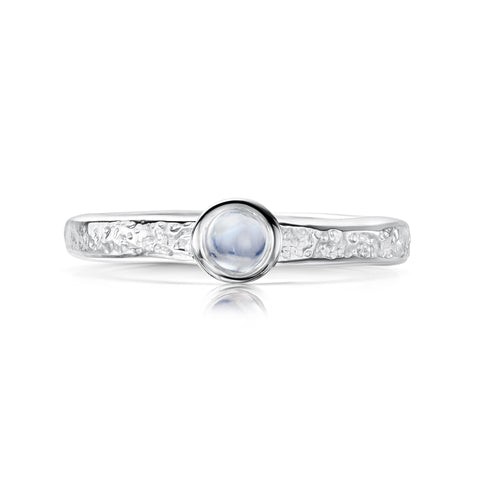 Matrix Moonstone Ring in Sterling Silver by Sheila Fleet Jewellery