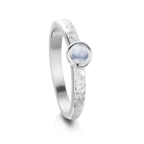 Matrix Moonstone Ring in Sterling Silver by Sheila Fleet Jewellery