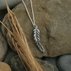 Harvest Medium Pendant in Oxidised Sterling Silver by Sheila Fleet Jewellery
