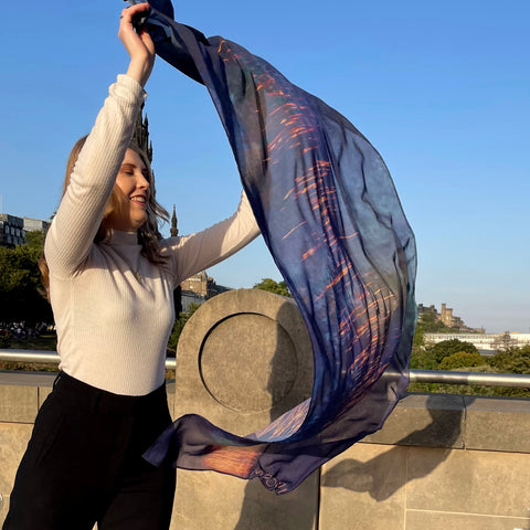 Moonlight Muslin Scarf