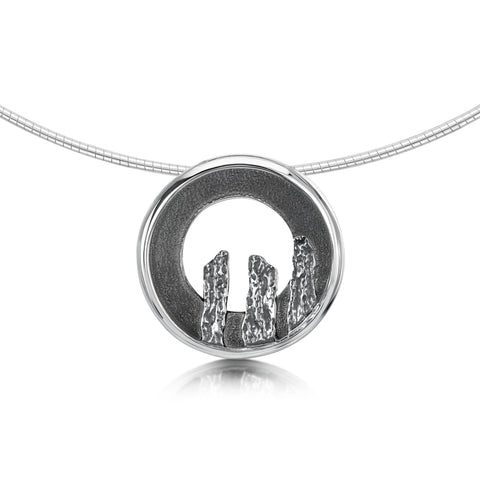 Orkney Spirit Necklace in Oxidised Sterling Silver by Sheila Fleet Jewellery