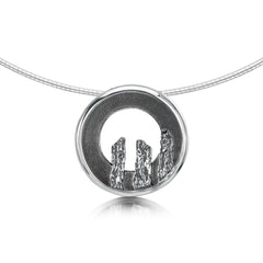 Orkney Spirit Necklace in Oxidised Sterling Silver by Sheila Fleet Jewellery
