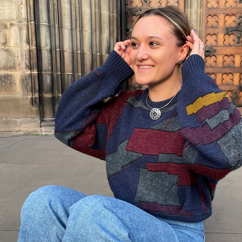 Cathedral ‘St Magnus I’ Dress Necklace in Sterling Silver by Sheila Fleet Jewellery