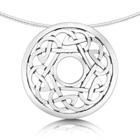 Celtic Occasion Necklace in Sterling Silver by Sheila Fleet Jewellery