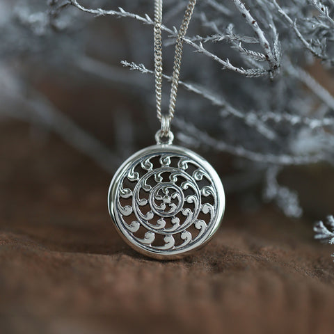 Cathedral ‘St Magnus III’ Pendant in Sterling Silver by Sheila Fleet Jewellery