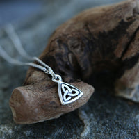 Book of Kells Trinity Knot Small Pendant in Sterling Silver by Sheila Fleet Jewellery