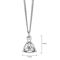 Book of Kells Trinity Knot Small Pendant in sterling silver by Sheila Fleet Jewellery