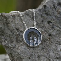 Orkney Spirit Pendant in Oxidised Sterling Silver by Sheila Fleet Jewellery
