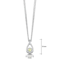 Arctic Stream Peridot Petite Droplet Pendant by Sheila Fleet Jewellery