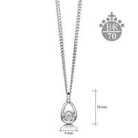 Limited Edition Arctic Stream Platinum Jubilee Diamond Droplet Pendant by Sheila Fleet Jewellery
