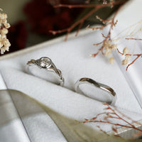 Celtic Twist 0.40ct Diamond Ring Set in Platinum by Sheila Fleet Jewellery